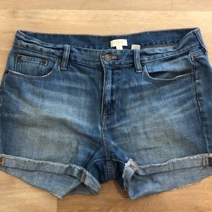 J crew jean shorts